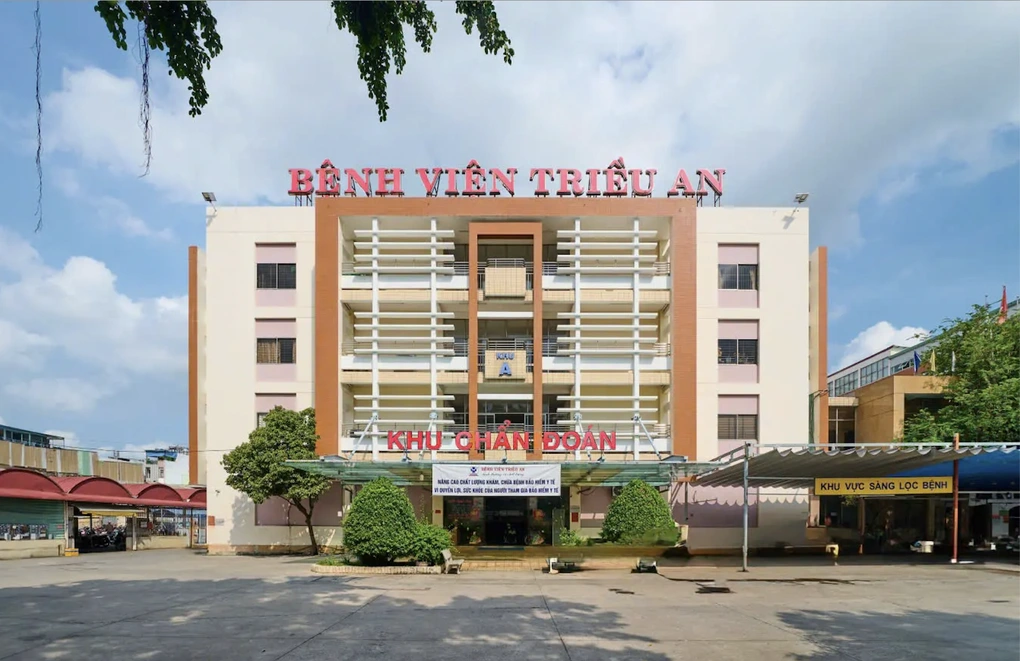 Bệnh viện Triều An từng là một trong những đơn vị tiên phong trong xã hội hóa y tế (Ảnh: Website Triều An).