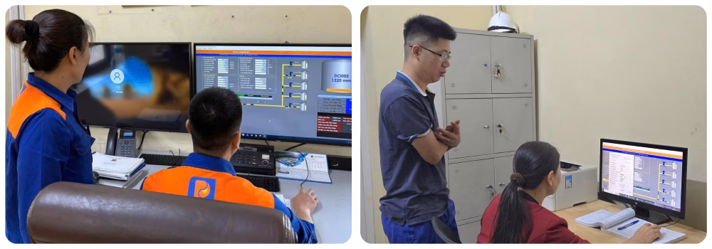 Công tác theo dõi, giám sát chặt chẽ hệ thống tuyến ống trong suốt quá trình nhập hàng