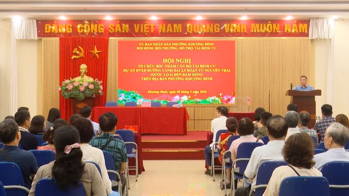Công tác bốc thăm căn hộ tái định cư được thực hiện công khai, đúng quy trình pháp luật.